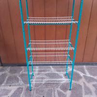 Scaffale smontabile da campeggio anni '80