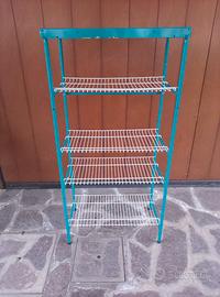 Scaffale smontabile da campeggio anni '80