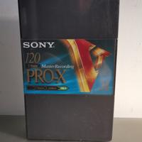 Videocassetta NUOVA Vhs Sony 120 ProX Professional