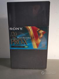 Videocassetta NUOVA Vhs Sony 120 ProX Professional