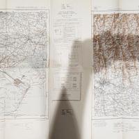 7 cartine 25.000  miste IGM Militari- vintage