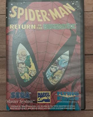 videogame Spiderman return per Sega master system 