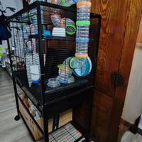 gabbia criceto o altro ,in acciaio