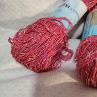 4 matasse di cotone fuxia