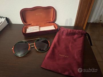 occhiali da sole Gucci nuovi con cartellino 