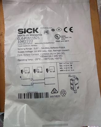 Sensore fotoelettrico SICK GL6-P0511S21