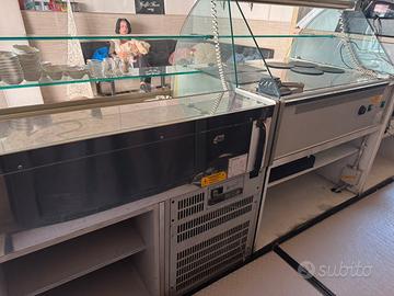 Vetrina calda vetrina fredda