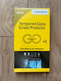 3 Pellicole Vetro iPhone SE 5S 5C 5 JETech