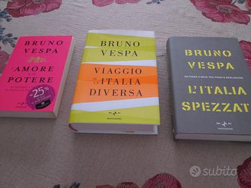 3  LIBRI NUOVI DI BRUNO VESPA