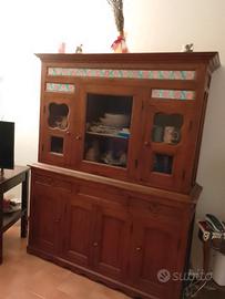 credenza indiana in Teck massello dell' 800