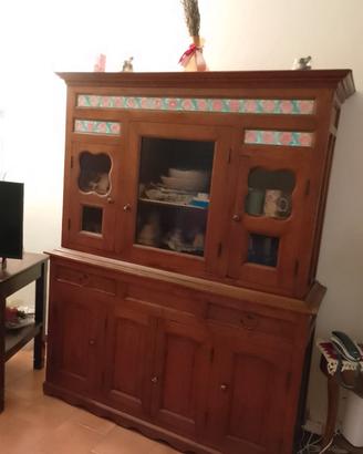 credenza indiana in Teck massello dell' 800