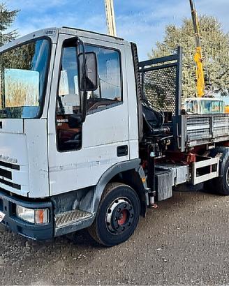 IVECO EUROCARGO 100E15 + RIBALTABILE + GRU