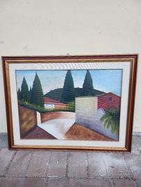 Quadro di paesaggio toscano