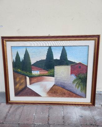 Quadro di paesaggio toscano
