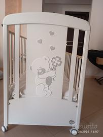 lettino completo di materassino 