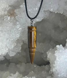 Ciondolo proiettile occhio di tigre