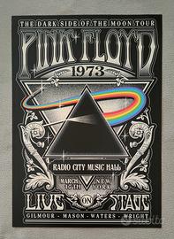 PINK FLOYD POSTER LOCANDINA TOUR LIVE 