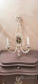 applique candelabro shabby chic 