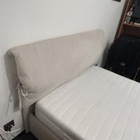 Letto contenitore 1-1/2 con materasso memory