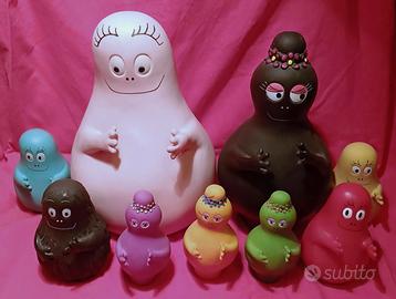 famiglia Barbapapà completa - Fabianplastica 1974