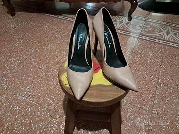 décolleté color rosa beige