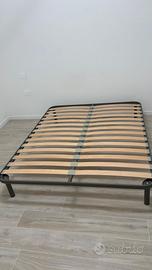 Rete matrimoniale doghe legno