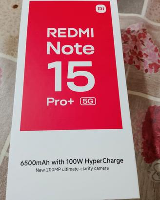 Redmi note 15 Pro plus 5G nuovo 512GB
