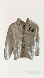 Piumino Vintage X-Cape Bianco con Cappuccio