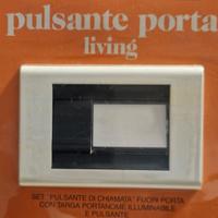 Set pulsante portanome e pulsante living classic