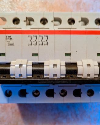 interruttore magnetotermico abb s294 c125 10ka
