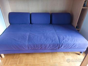DIVANO LETTO CON CONTENITORE