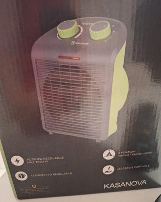 termoventilatore/ ventilatore portatile 3 funzioni