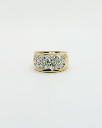 Anello oro 18 kt e diamanti ct. 1.20
