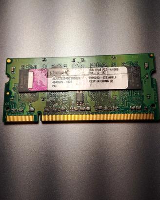 memoria ram kingstone 1 GB - pc2 - 6400s