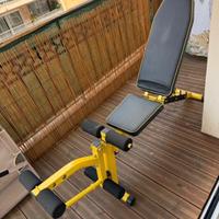 Panca total body - leg ext/curl e braccia