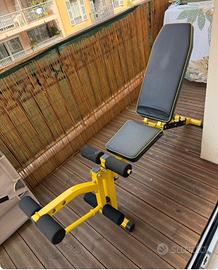 Panca total body - leg ext/curl e braccia