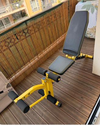 Panca total body - leg ext/curl e braccia