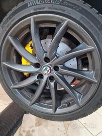 cerchi 18 alfa giulia gomme invernali 
