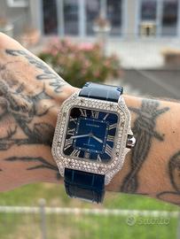 Cartier Santos 38mm Diamanti