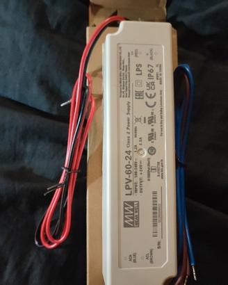 Alimentatore Mean Well LPV-60-24 per Strisce LED 