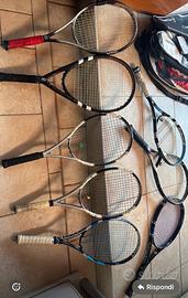 racchette Babolat di generazioni precedenti e mode