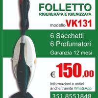 Folletto Vk131 rigenerata e igenizzata