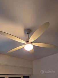 lampadario con ventilatore 