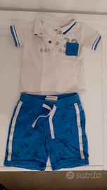 Completo bimbo Polo pantaloncini