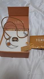 collana mezzaluna  più  anello Alviero Martini Pri