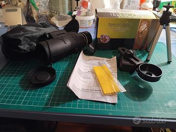telescopio monoculare come nuovo 12×50 trattabili