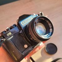 Vintage Chinon CX macchina fotografica Japan