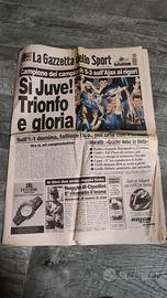 Gazzetta Champions Juve 1996