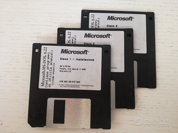 MS-DOS 6.22 floppy originali