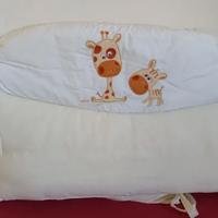 Paracolpi e piumone lettino